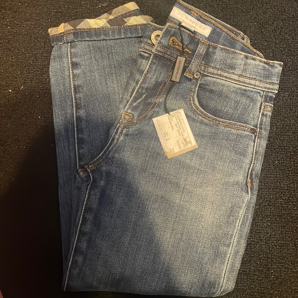 Boys Burberry Jeans size 6y